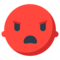 Angry Face emoji on Mozilla